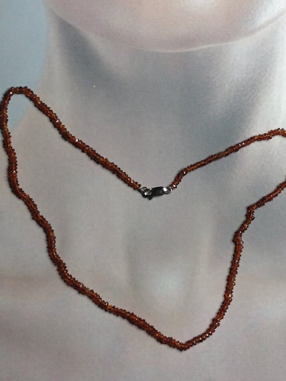 Natural Citrine Chip Necklace.